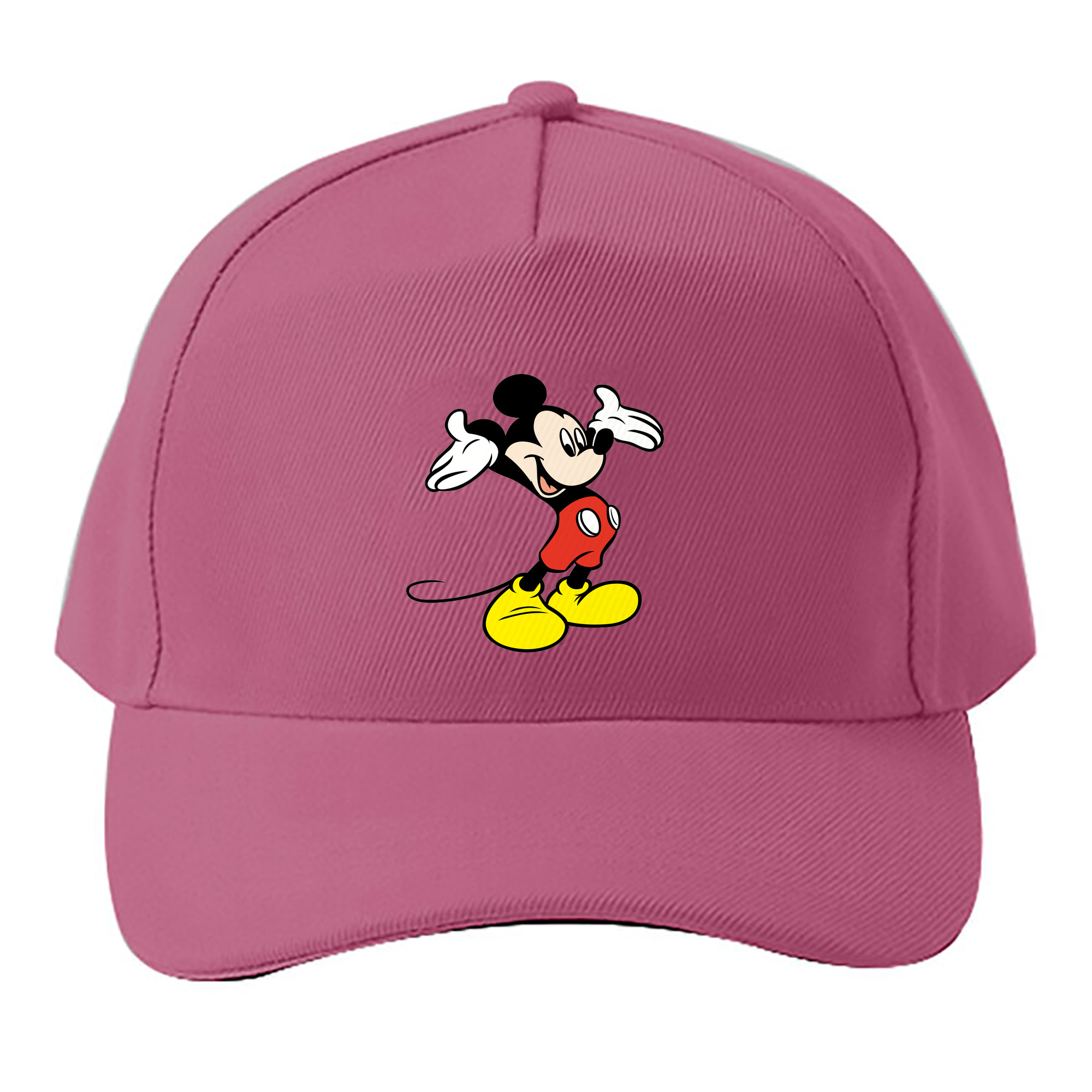 （画像用） ミッキーマウス Mickey Mouse ベースボールキャップ 綿100％ 男女兼用 帽子 スポーツ
